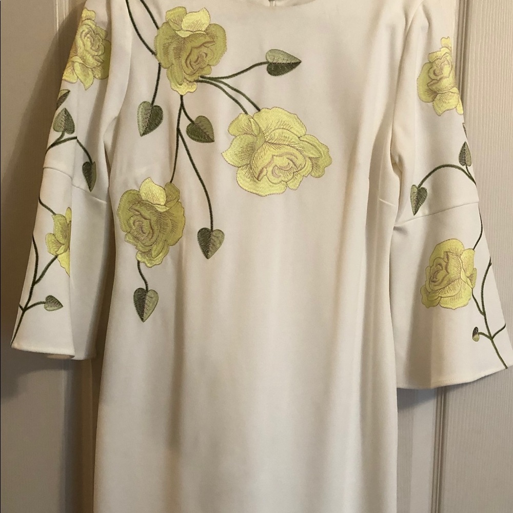 Ivory embellished dress!